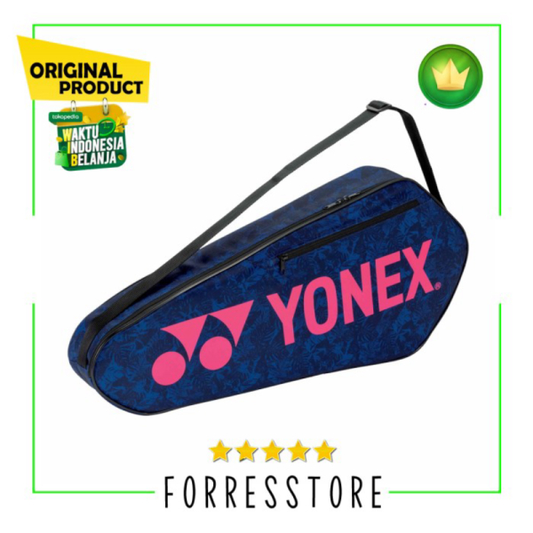 Unik Tas Raket Badminton YONEX BA42126EX TEAM RACQUET BAG - NAVY PINK Limited