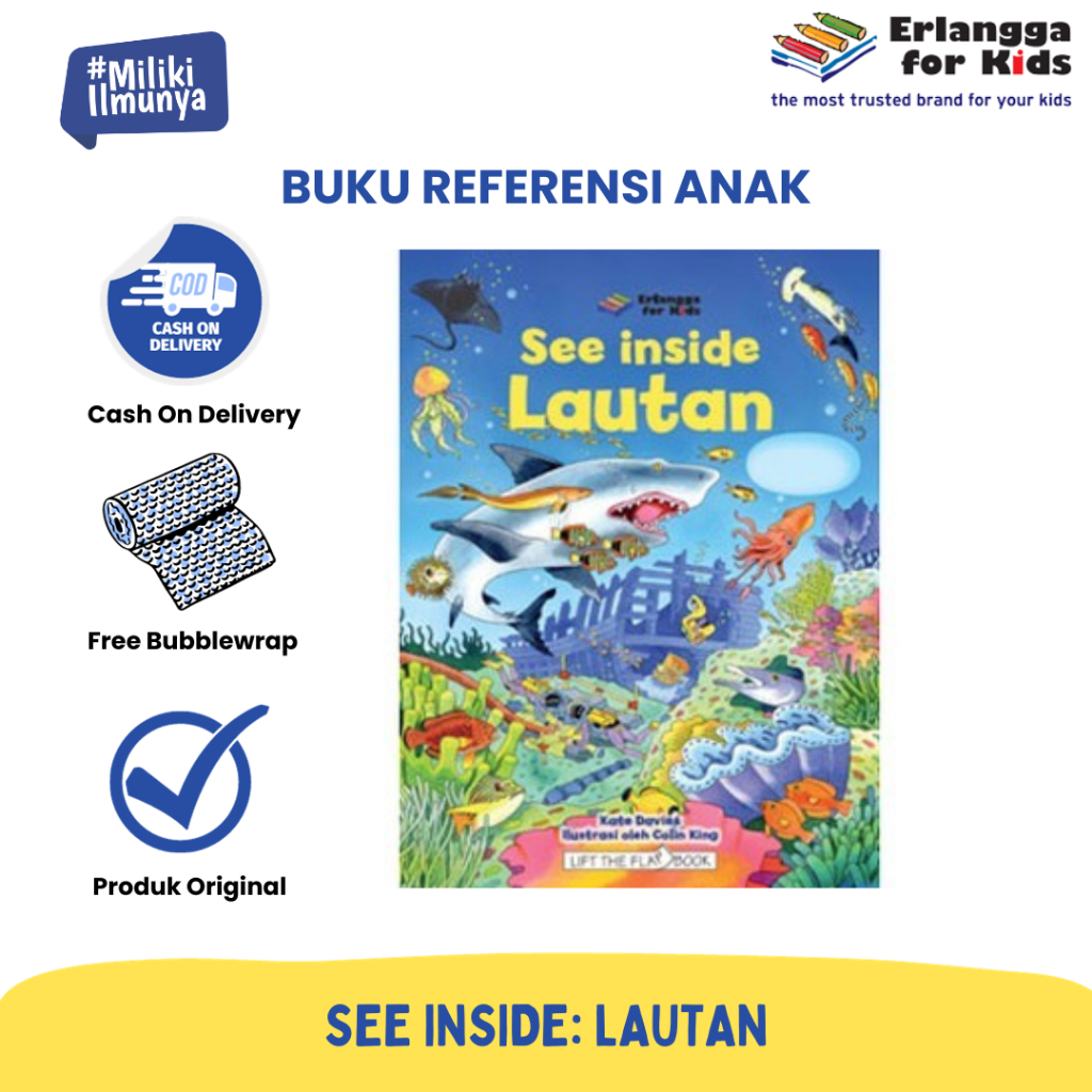 [Erlangga] Buku Referensi Anak: See In Inside Lautan
