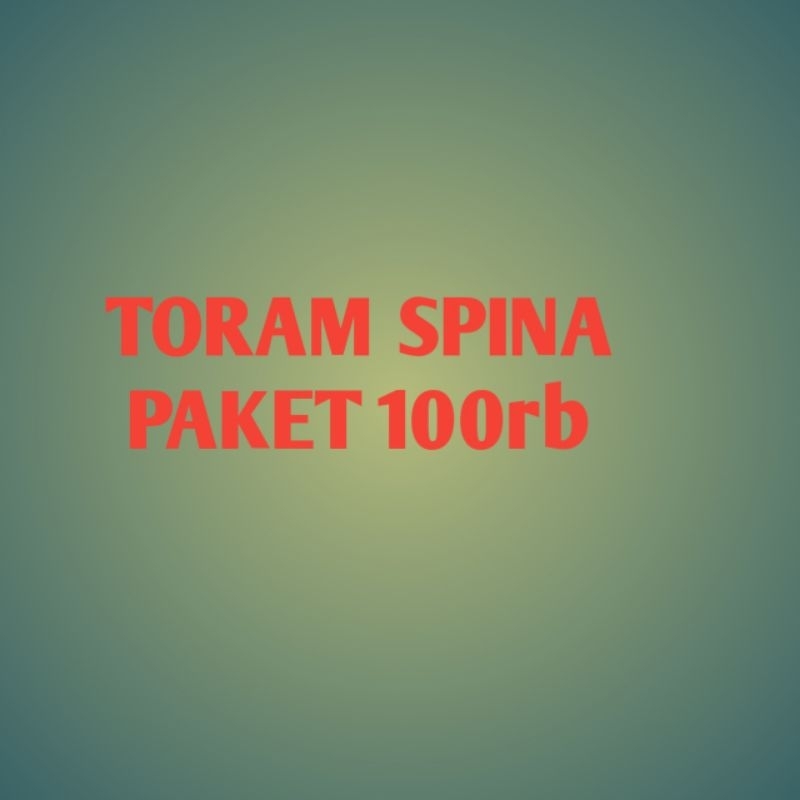 TORAM SPINA PAKET 100RB