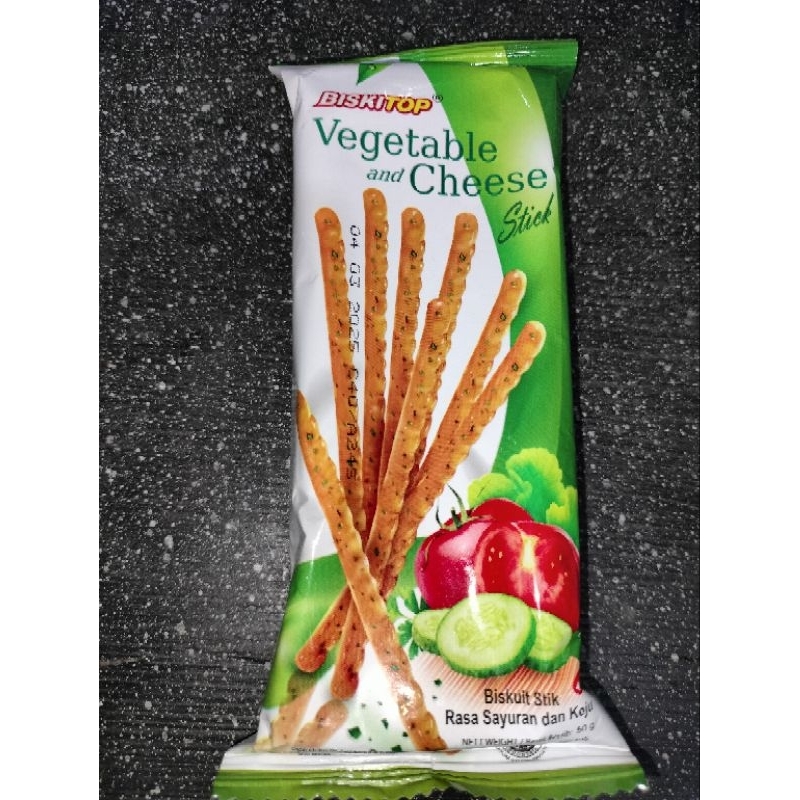 

Vegetable and Cheese stick Biskitop 50 gr/pcs