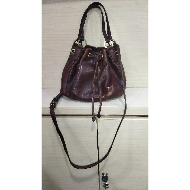 Tas Serut Brand Nicole St. Gilles Kulit Mantul lengkap talpan