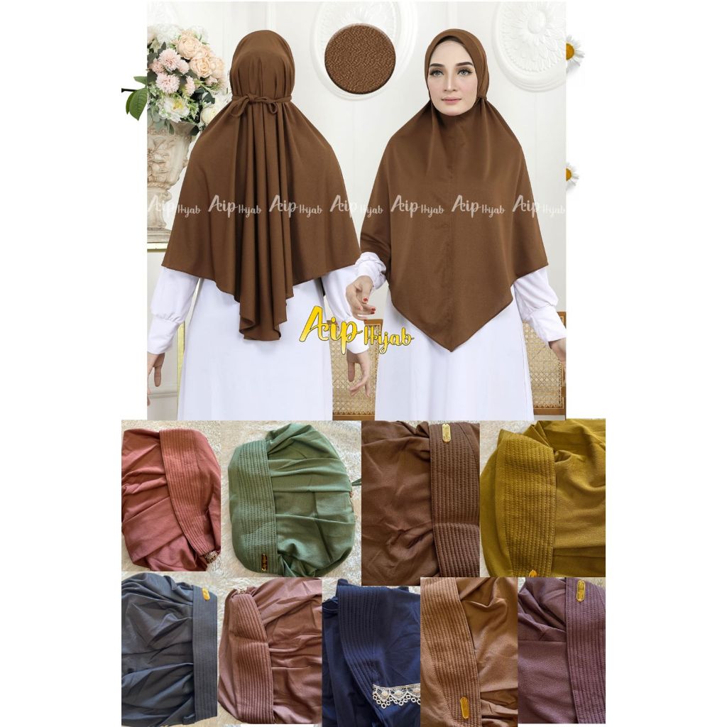 Hijab Instan Polos / Aip Hijab / Hijap Instan Tali