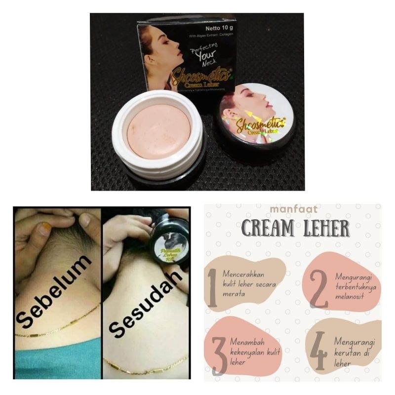 cream leher / krim leher / krim pemutih leher