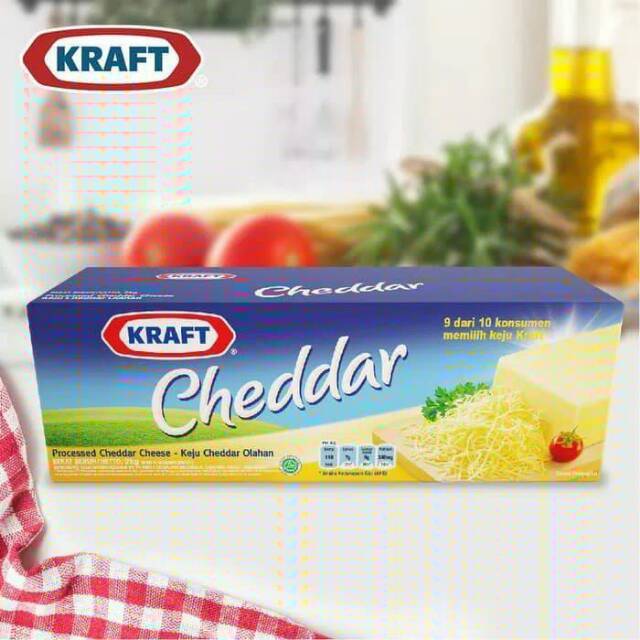 

❤️ Albani ❤️ KRAFT Cheddar Kemasan 2 KG - Keju Chedar - Cheese - ASLI EXP AMAN
