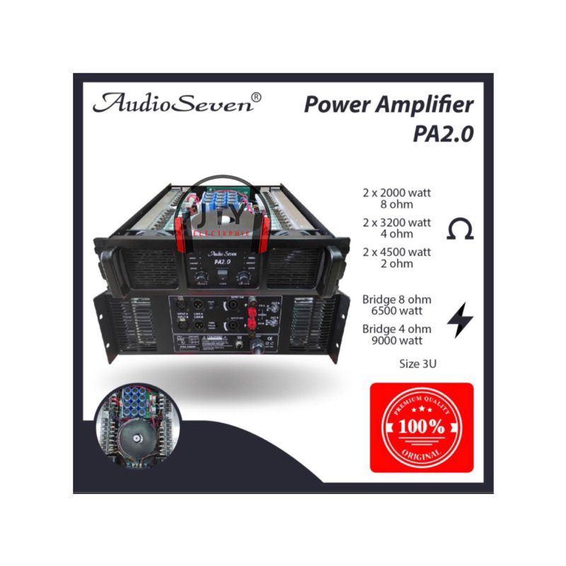 Power Audio Seven AudioSeven Class GB PA2.0 PA-2.0 PA 2.0 Original