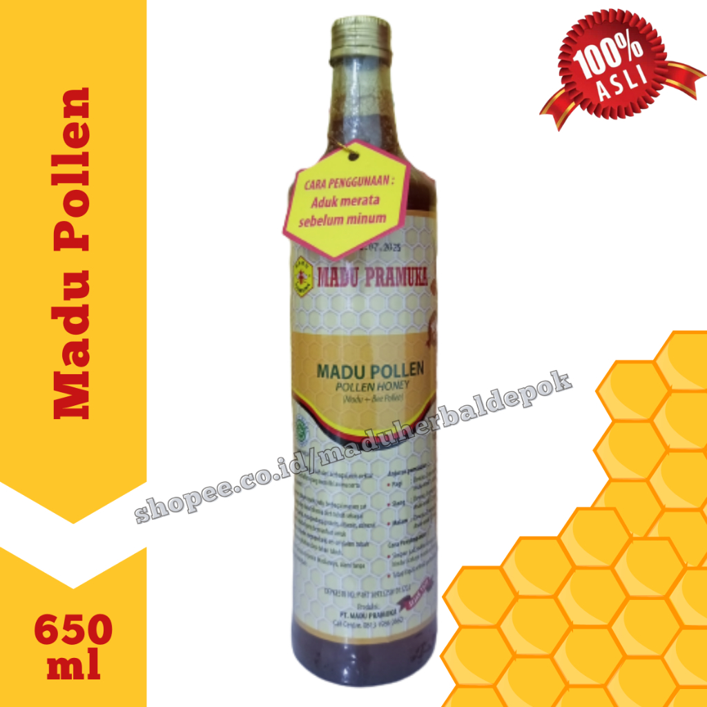 

Madu Pramuka Pollen 650 ml