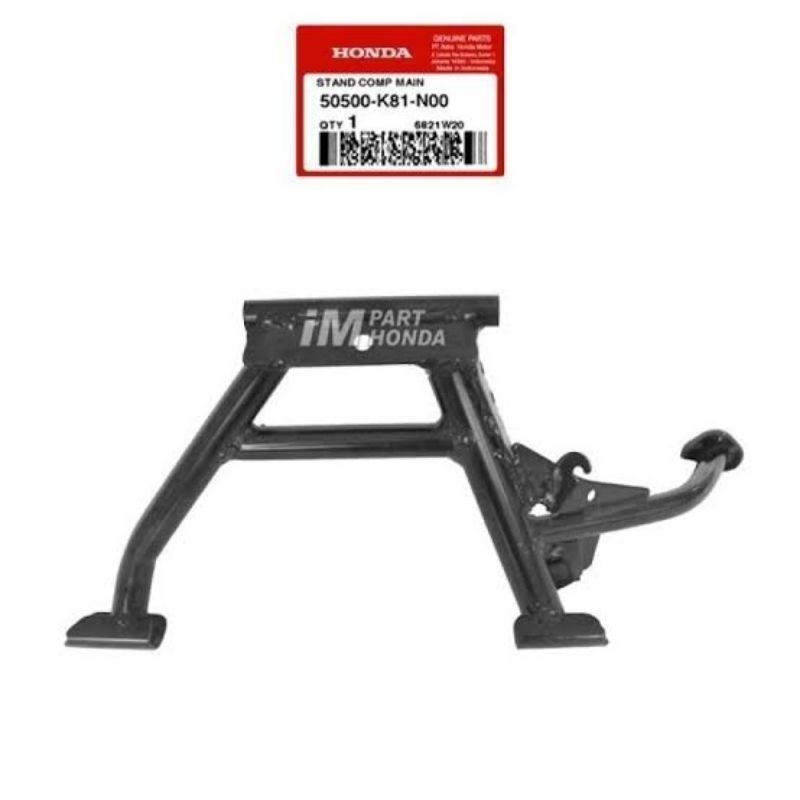 Standar Cagak Tengah Dua Beat Fi Esp 2016 - 2020 Original Honda 50500-K81-N00