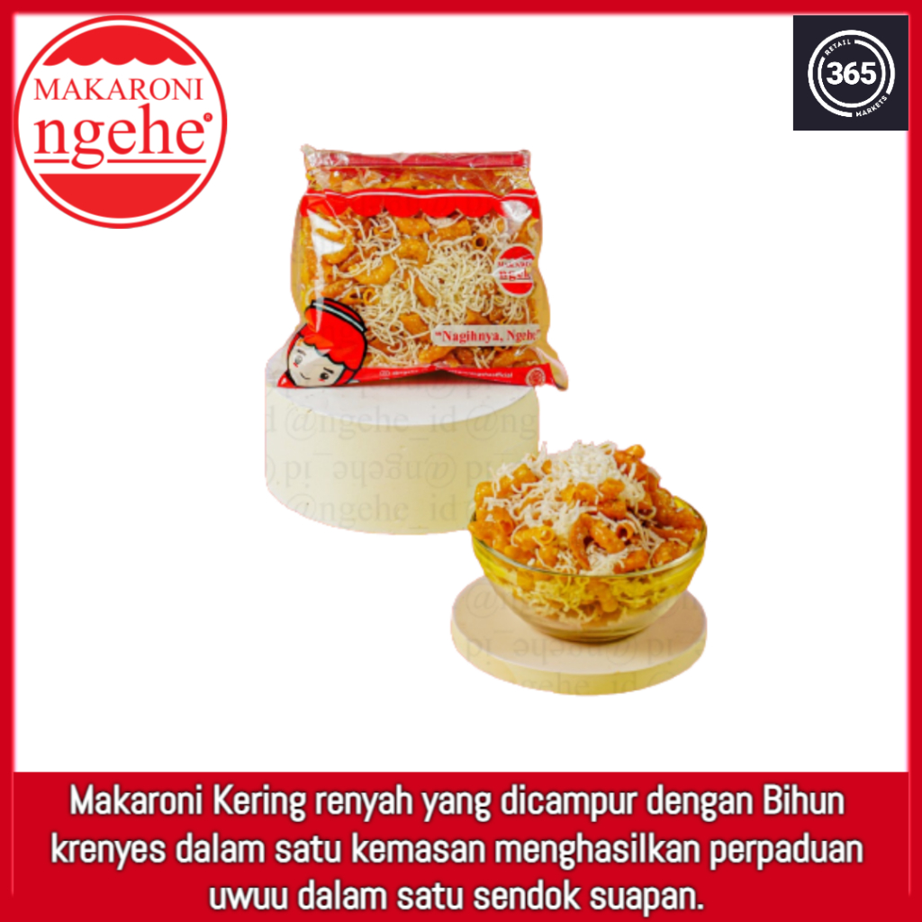 

Makaroni Kering Mix Bihun Krenyes Kemasan Bungkus Rasa Asin, Balado, Jagung Bakar, Kari, Keju