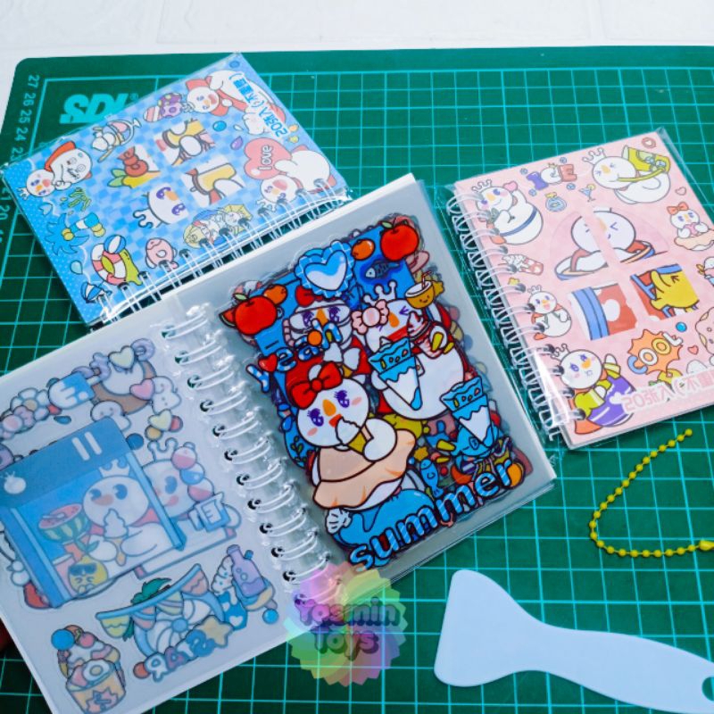 

Stiker mixue bentuk buku kecil