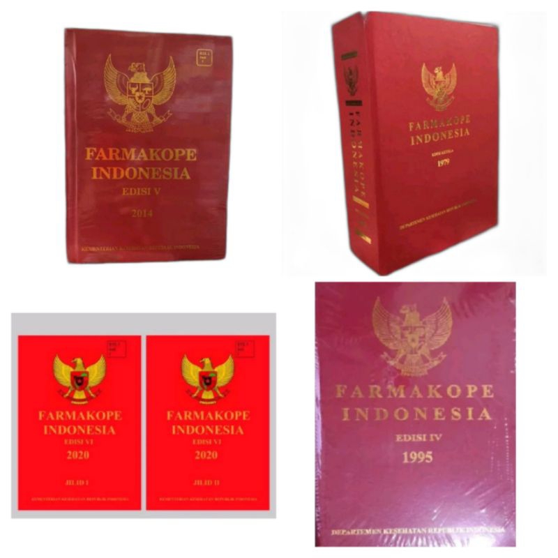 Farmakope Indonesia Edisi 3 , 4 , 5 , 6