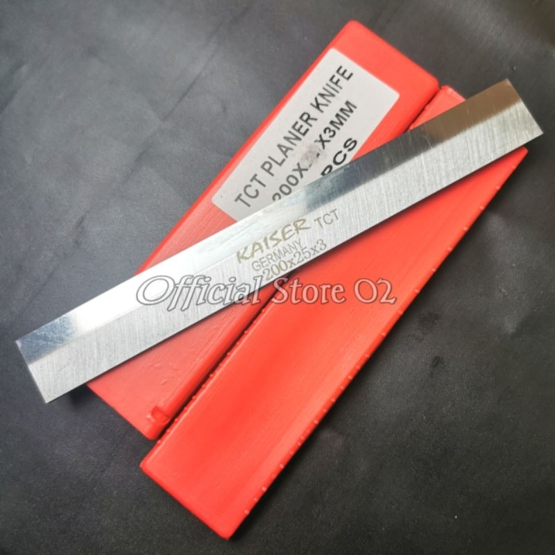 Mata Pisau Serut Ketam TCT 200×25×3 Mm Kaiser Original Pisau Planer TCT 20Cm Germany