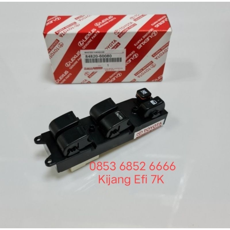 Sakral Power Window Pusat Kanan Supir Toyota Kijang 7K Kijang LGX 1997-2003 Made In Thailand