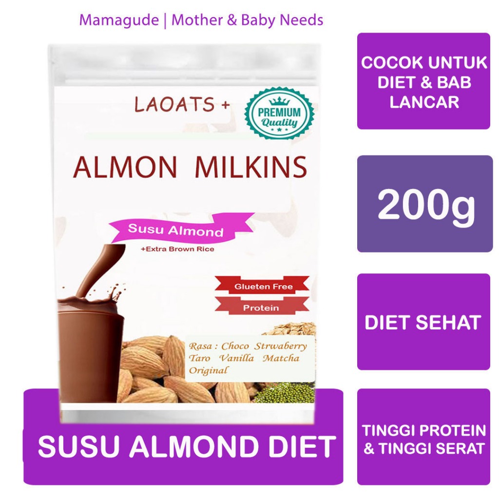 

Susu Almond Asi Booster Laoats (200g)