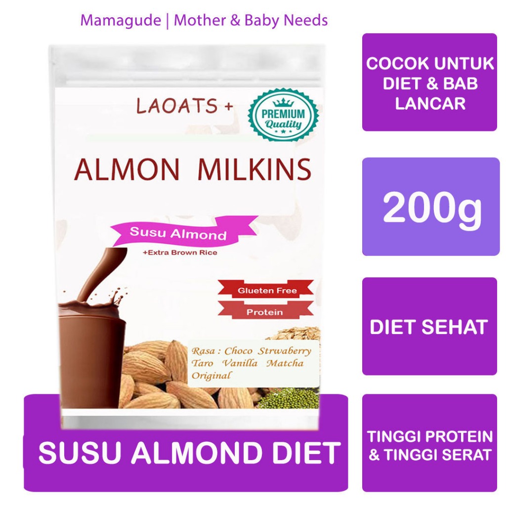 

Susu Almond Diet Laoats (200g)