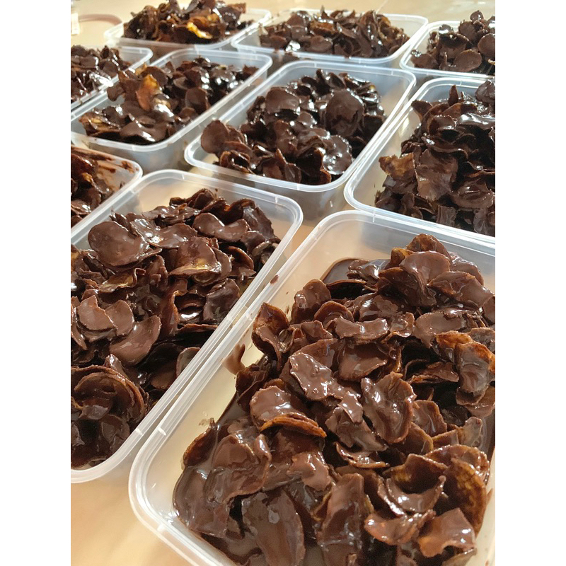 

Keripik pisang cokelat