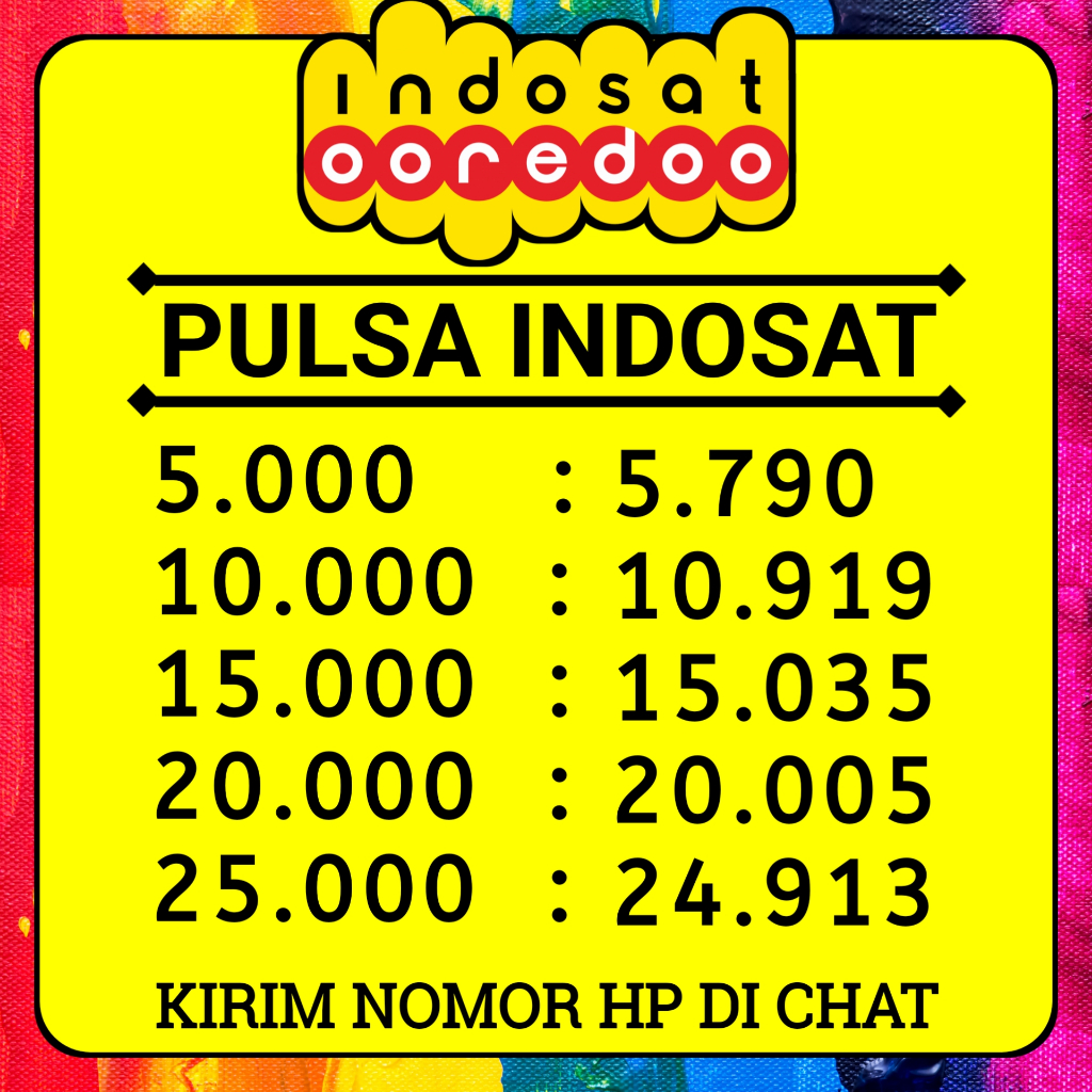 PULSA INDOSAT IM3 5k 10k - ISI PULSA ALL OPERATOR MURAH