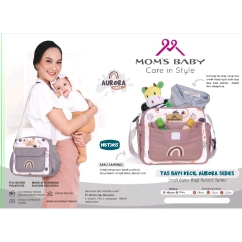 MOM'S BABY TAS MEDIUM AURORA / CLOUDY