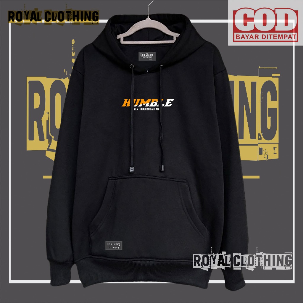 Sweater Hoodie Kupluk Pria Dewasa Jaket Hoddie Aesthetic Cowok Bahan Katun Tebal Suiter Hodie Bts Pr