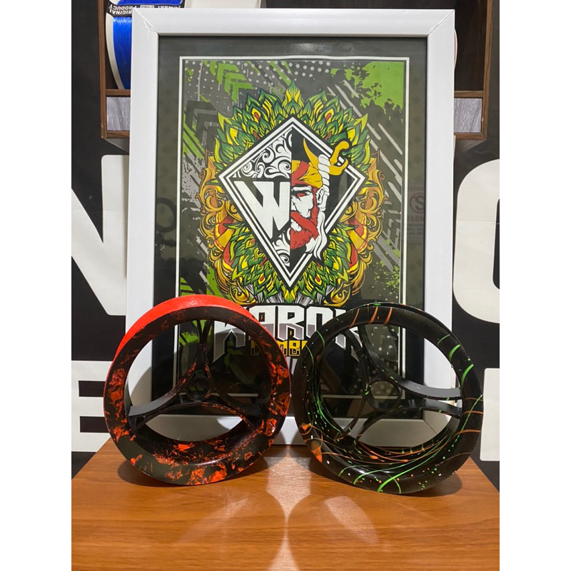 Bladu Layangan Model Racing Velg UK 4 Dim bahan Paralon Kuat dan Keren