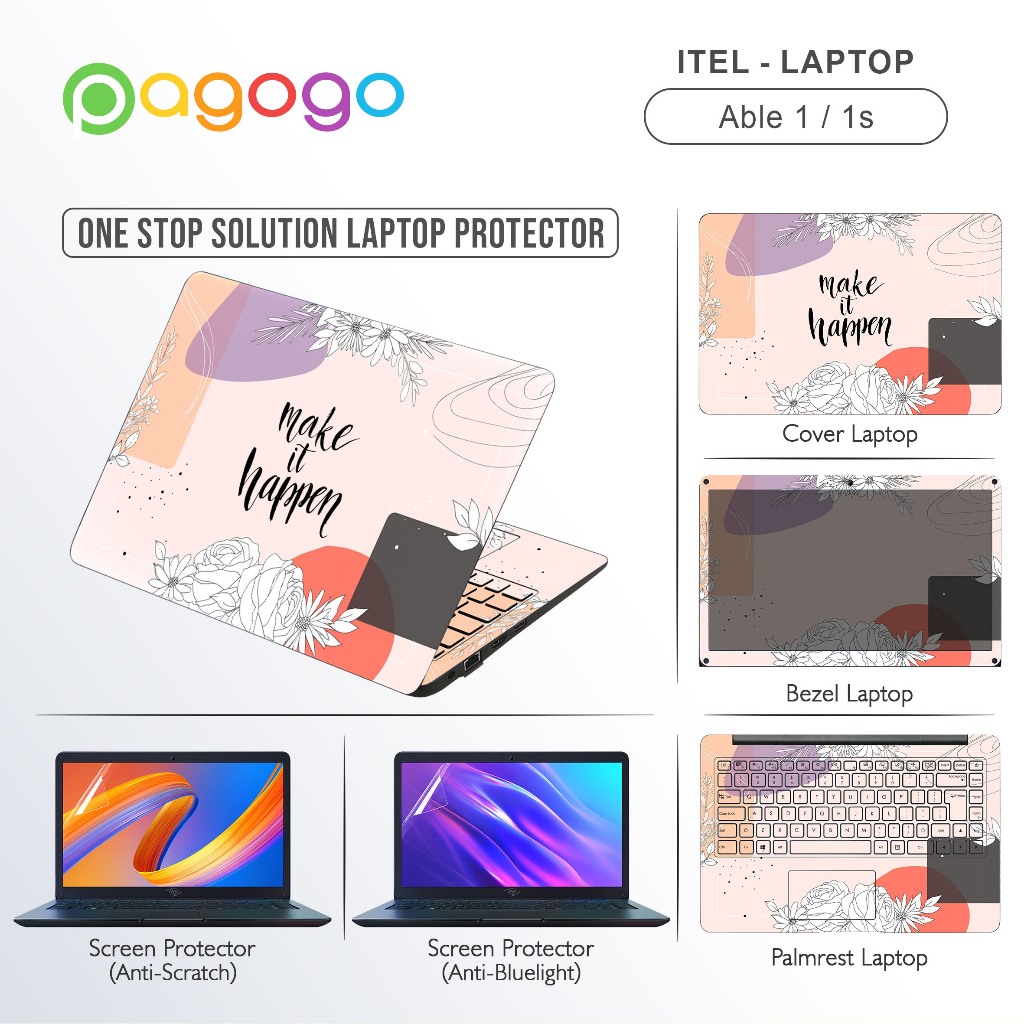 Screen Guard Skin Keyboard Protector Garskin Stiker Laptop Itel Able 1 1S Matte Clear Anti Bluelight