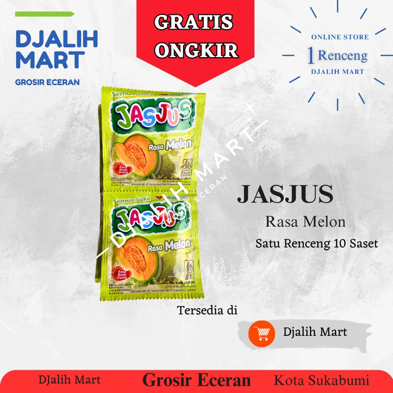 

Jasjus Minuman Serbuk Instan Rasa Melon 10pcs