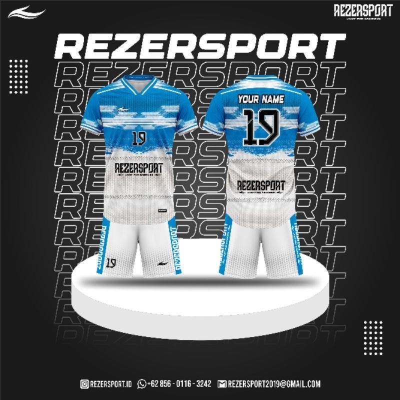 Setelan Jersey Volly Custom Pria / Wanita full printing