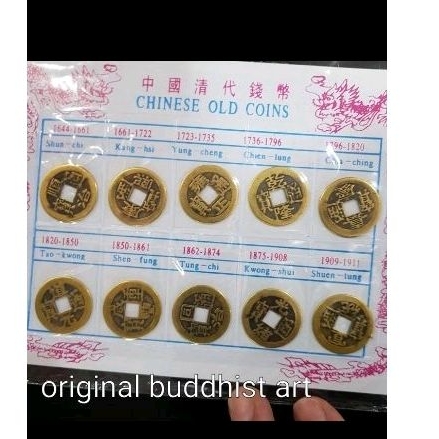 koin kuno cina kerajaan perset logam kuningan