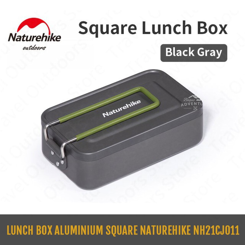 LUNCH BOX ALUMINIUM SQUARE NATUREHIKE NH21CJ011