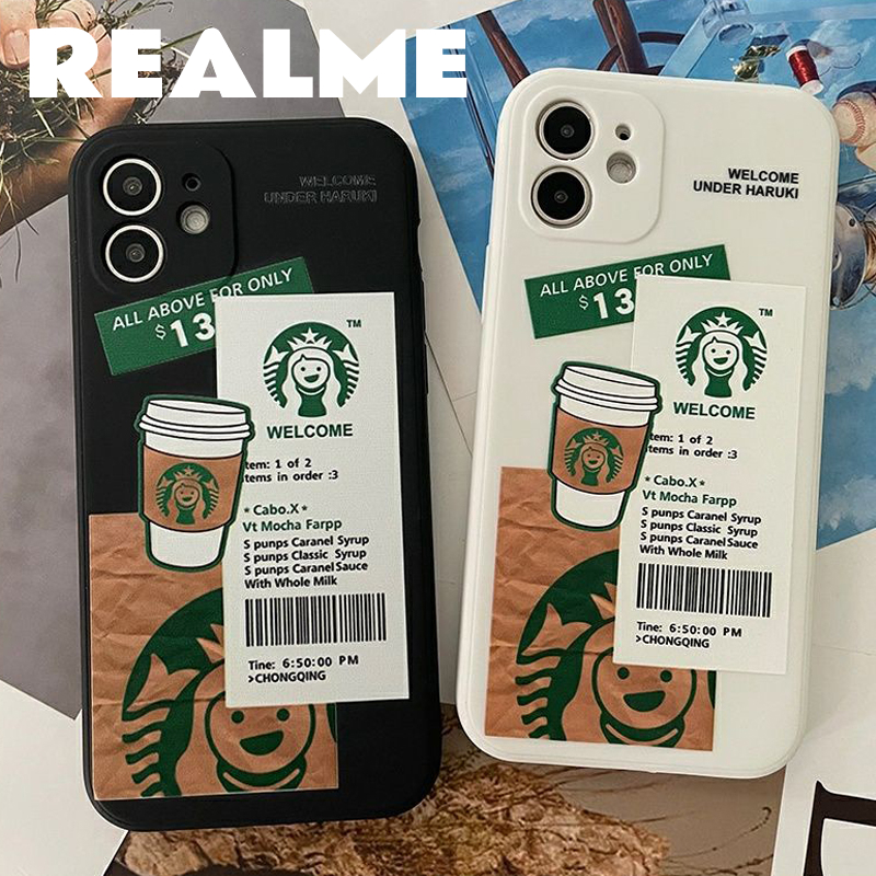 Case Starbak Starbucks REALME 5/5s, C2, C11 2020, C11 2021, C15, C20/C20A, C21, C21Y/C25Y, C25/C25s/