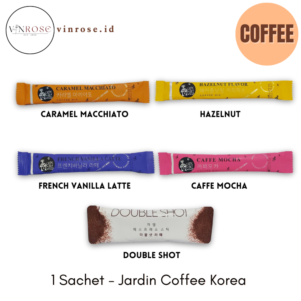 [1 Sachet] Jardin Coffee Sachet Korea/ Kopi Instan Premium
