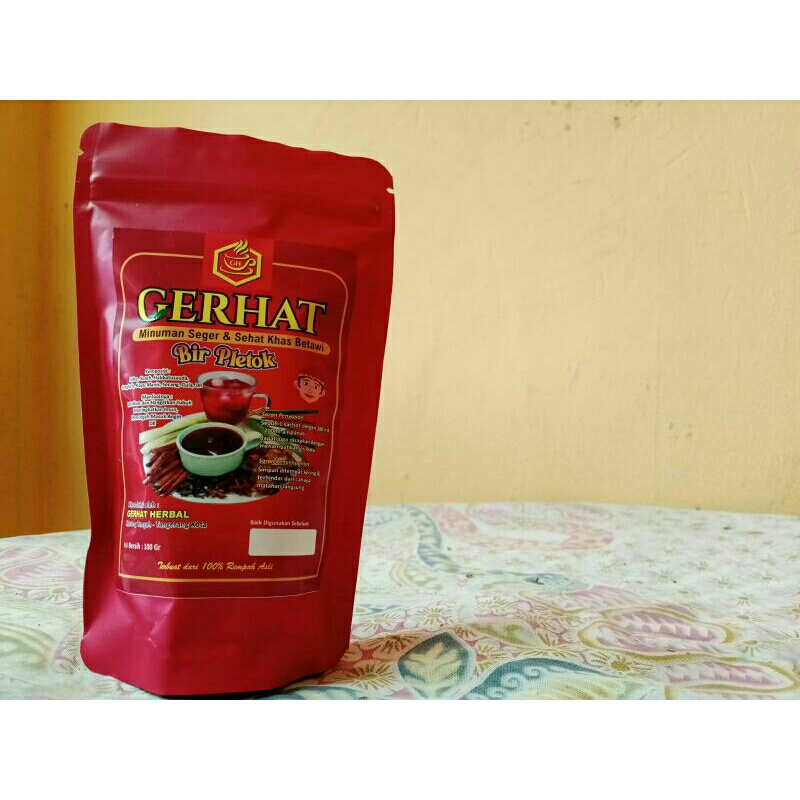 

bir pletok herbal 100 % rempah asli