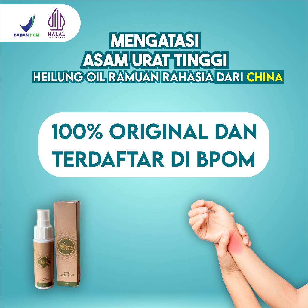 PROMO Obat paling Ampuh BPOM untuk  Syaraf KEJEPIT Heilung Oil