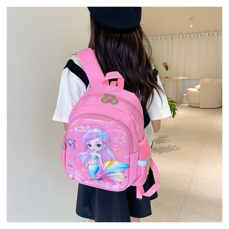 [JUALSEMUA18]]Ransel Backpack  Motif yang lucu dan imut/Ransel Model Cangkang / Ransel Anak Anti Air Tampak Depan