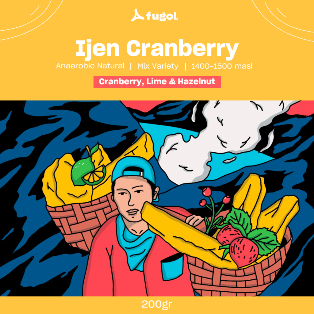 

IJEN CRANBERRY ANAEROBIC NATURAL (200 gr) Single Origin Kopi Arabika Specialty Coffee