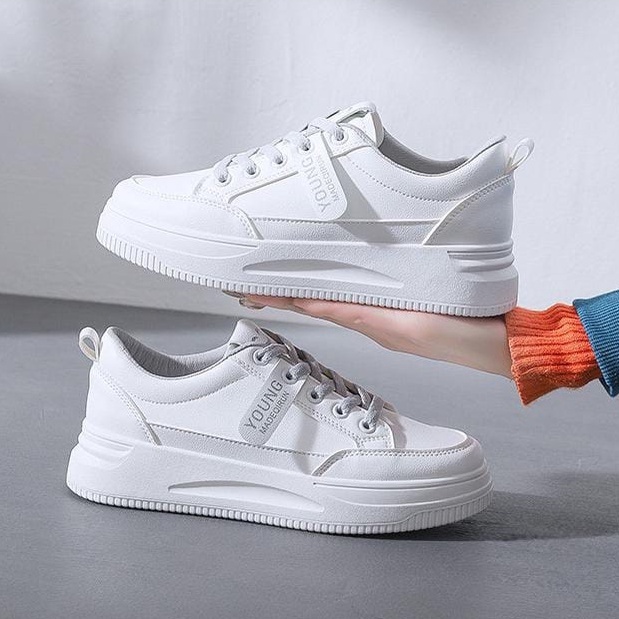Sepatu Sekolah Cewe Kuliah Sppatu Sport Srpatu Kets Sneakers Terbaru 2026 Smp Sma Seopatu Perempuan 