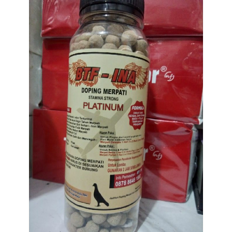 jamu merpati BTF INA PLATINUM stamina strong