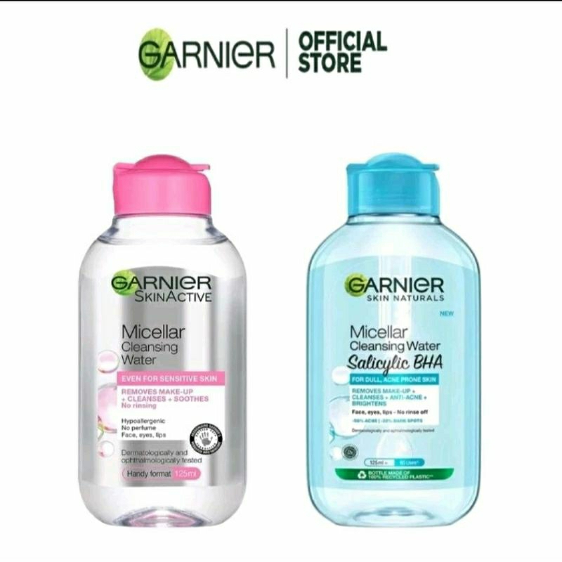 Garnier micellar cleansing water PINK | BIRU 50ML 125ML