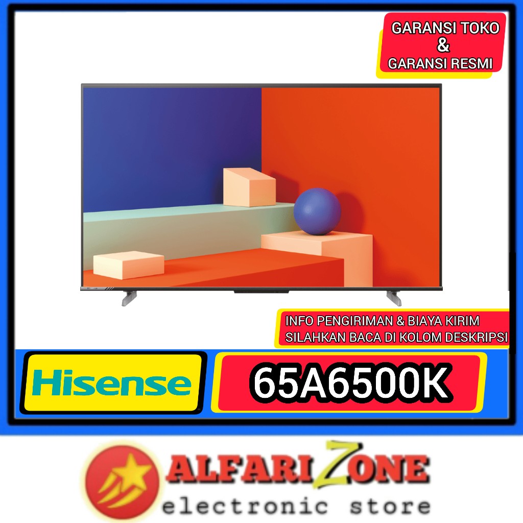 Hisense 65A6500K Google TV Hisense 65 inch 4K UHD Smart tv hisense 65"