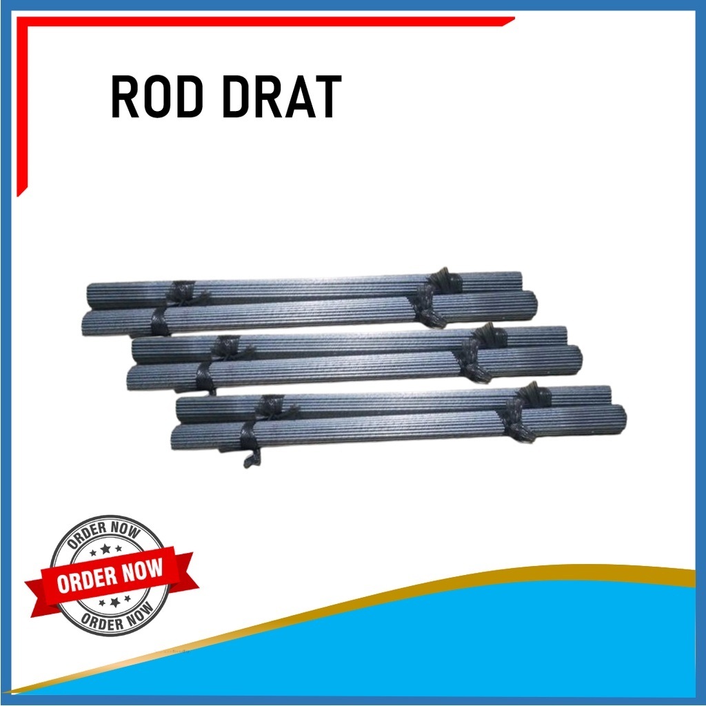 Suspension Rod Rot Drat Hanger M4 x 1 Mtr Panjang Kawat Gantung Gypsum / Plafon Akustik