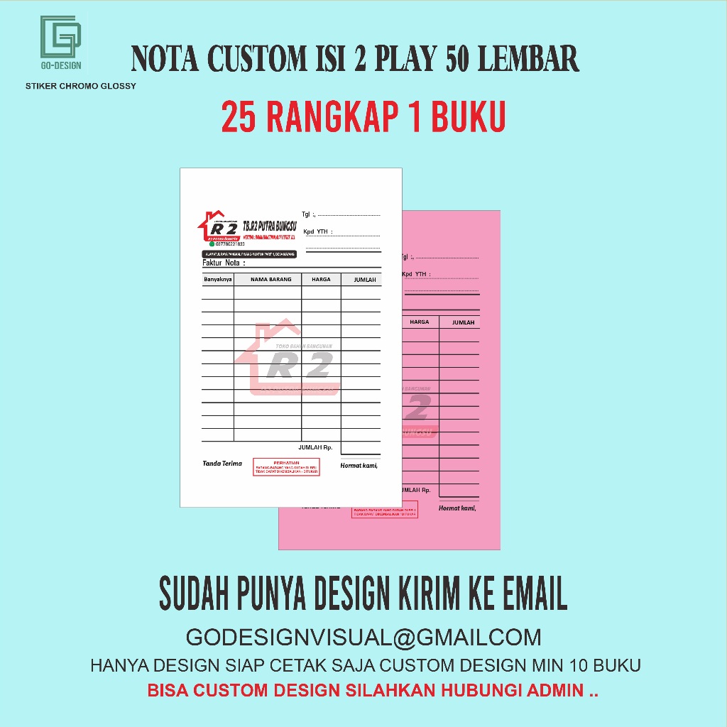 

NOTA CUSTOM NCR 1 PLAY 2 PLAY