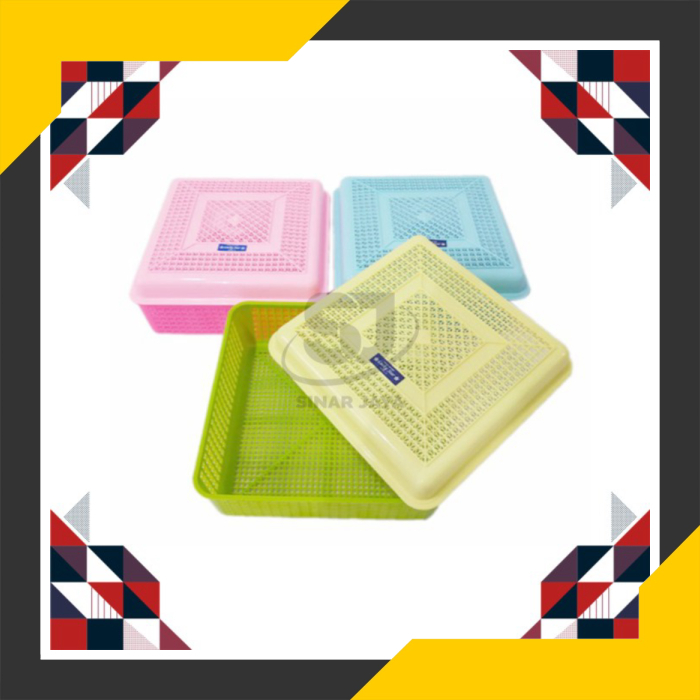 Jual tenong plasti serbaguna/Tenong segi Lovely 520 Lucky Berkualitas