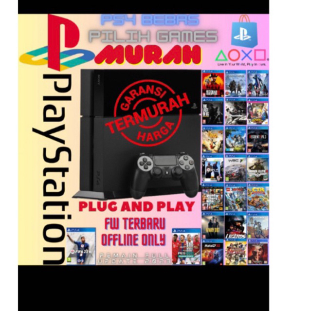 PS4 FAT ORI FULL GAME, BERGARANSI