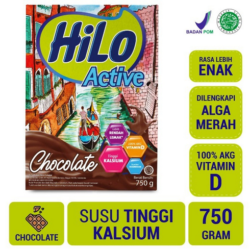 

HILO ACTIVE COKLAT 750GR