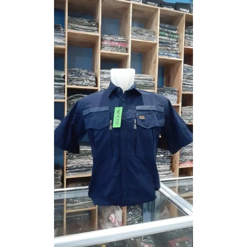 BAJU KEMEJA PENDEK W-TAC