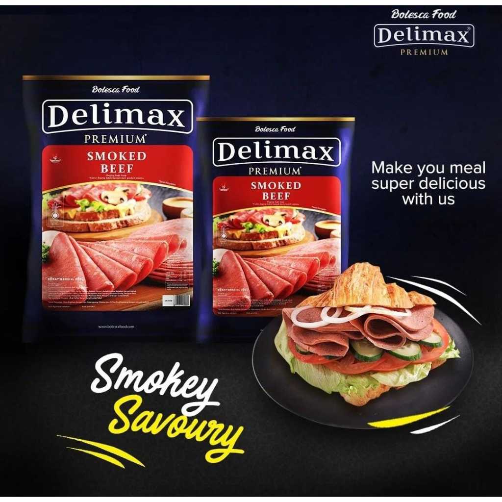 

DELIMAX Smoked Beef (Daging Sapi Asap) 500gr