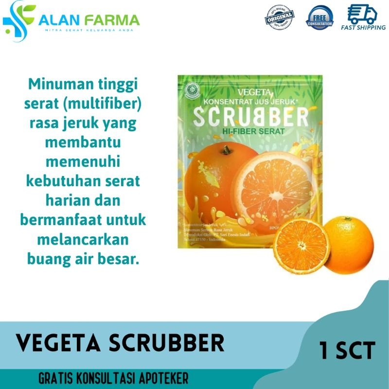 

Vegeta Scrubber Rasa Jeruk Sachet