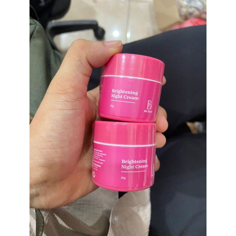 BG SKIN BRIGHTENING NIGHT CREAM CREAM MALAM BG SKIN PREMIUM