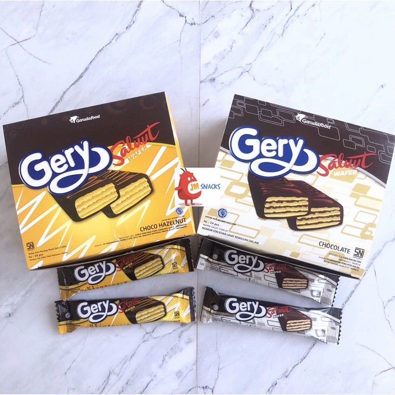 

Gery Saluut Coklat satuan 7.5gram - wafer gery saluut