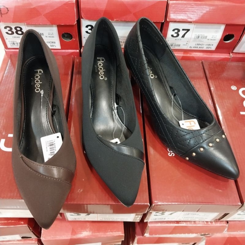 FLADEO sepatu wanita formal heels 5cm