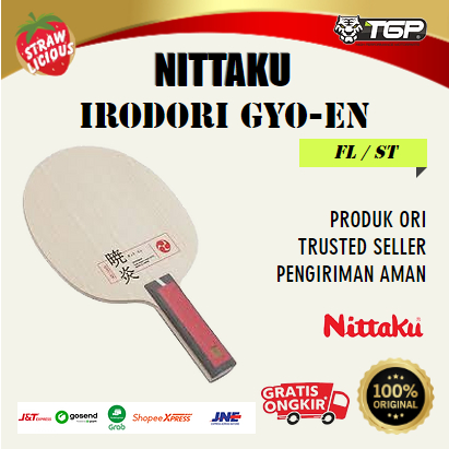 Bat/Bet Blade Kayu Tenis Meja Pingpong Nittaku Irodori Gyo-En Ori Impor Murah